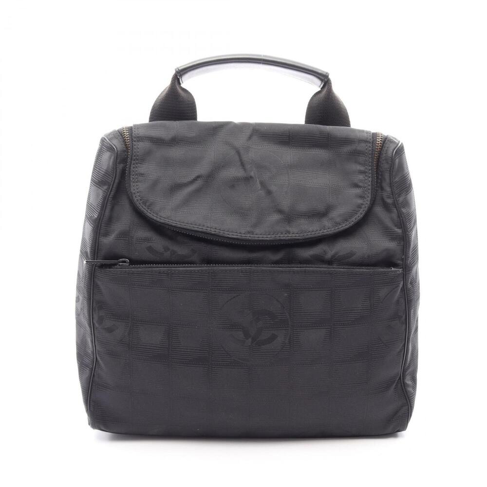 CHANEL Black Leather Backpack
